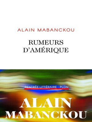 cover image of Rumeurs d'Amérique